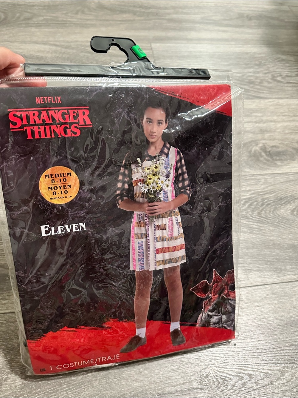 Spirit Halloween Stranger Things Eleven Kids Costume